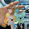 Cute Acrylic Koala Bear Keychain