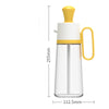 2-in-1 Glass Oil Dispenser Bottle with Silicone Brush