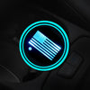 Car LED luminous water coaster