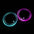 LED luminous water coaster, water cup mat, car atmosphere light
