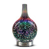3D Fireworks Glass Aroma Diffuser