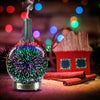 3D Fireworks Glass Aroma Diffuser