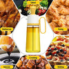 2-in-1 Glass Oil Dispenser Bottle with Silicone Brush