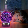 3D Fireworks Glass Aroma Diffuser