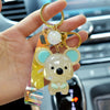 Cute Acrylic Koala Bear Keychain