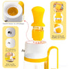 2-in-1 Glass Oil Dispenser Bottle with Silicone Brush