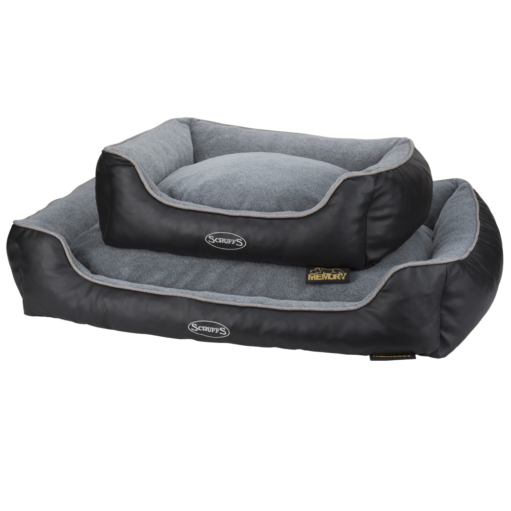 Chateau Memory Foam Orthopaedic Box Dog Bed (Dove, Latte) by Scruffs-3