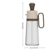 2-in-1 Glass Oil Dispenser Bottle with Silicone Brush