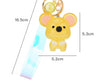 Cute Acrylic Koala Bear Keychain