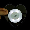 LED Glow Coaster Acrylic Crystal Emitting Luminous Bar Cocktail Mug Stand Light Coasters Flashing Base Tableware Decoration Pads