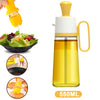 2-in-1 Glass Oil Dispenser Bottle with Silicone Brush