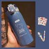 Simple Anti Drop Straw Portable Insulated Cup